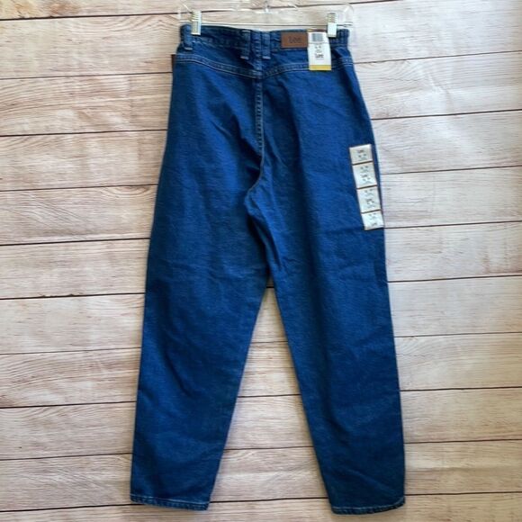 VINTAGE NEW WITH TAGS LEE SIDE ELASTIC JEANS - Picture 5 of 8
